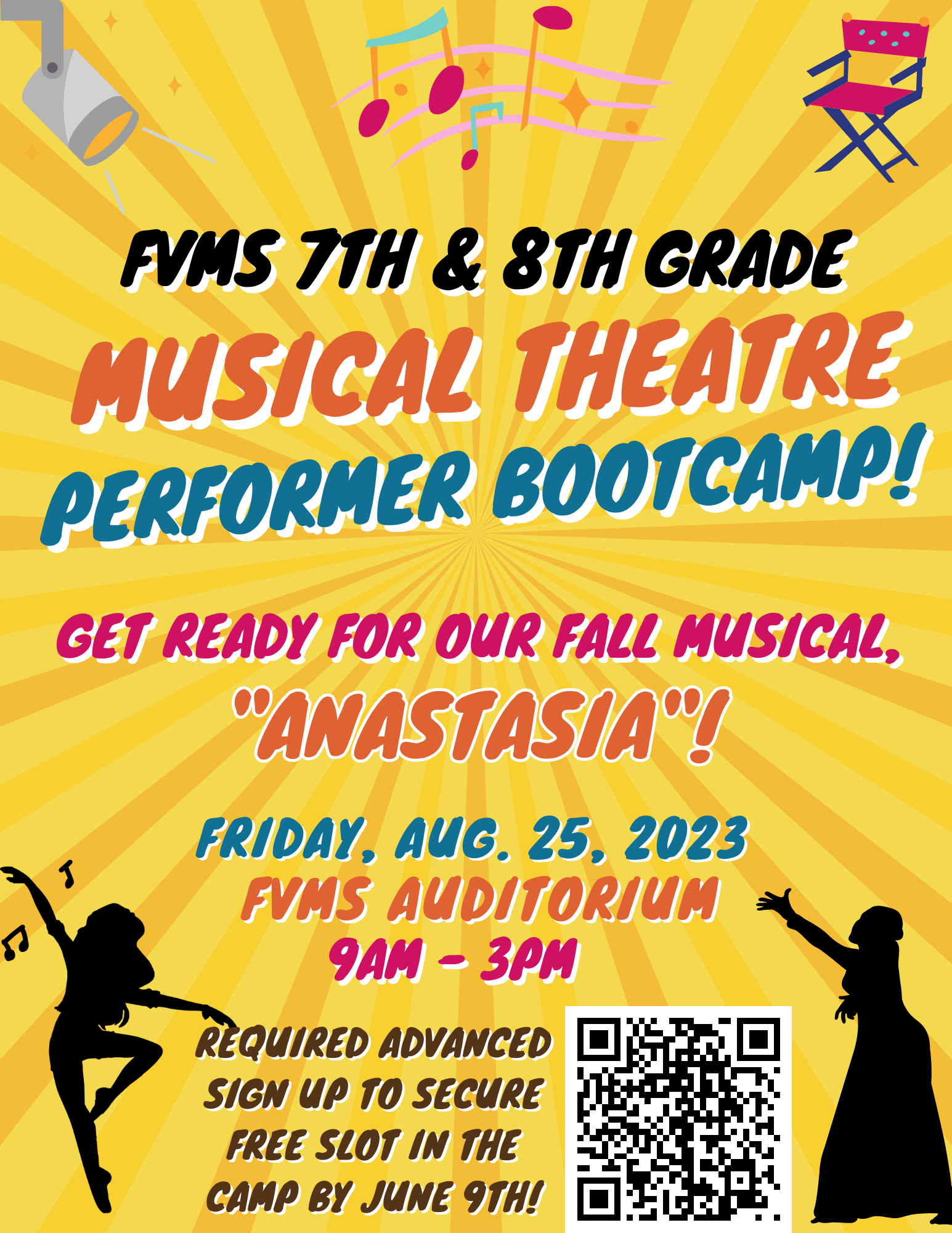 rms AUSICAZ rHtnrRE ctr READY FOR OUR guszcnz, "ngnsrnsm"! FRIDAY, nua 25, 2023 negs 9AA-3PA UP ro SECURE stor W WE CAMP JUNE 9TH!